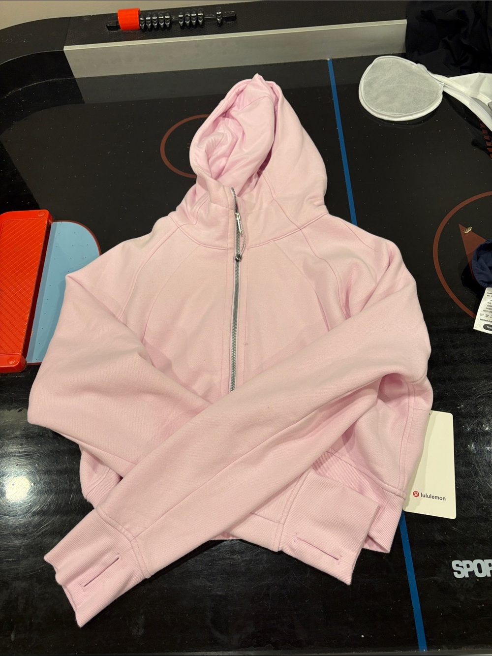 lululemon athletica Light Pink Full-Zip Hoodie